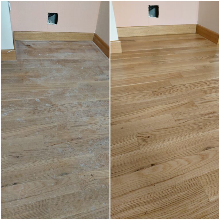 Lavaggio dopo posa parquet